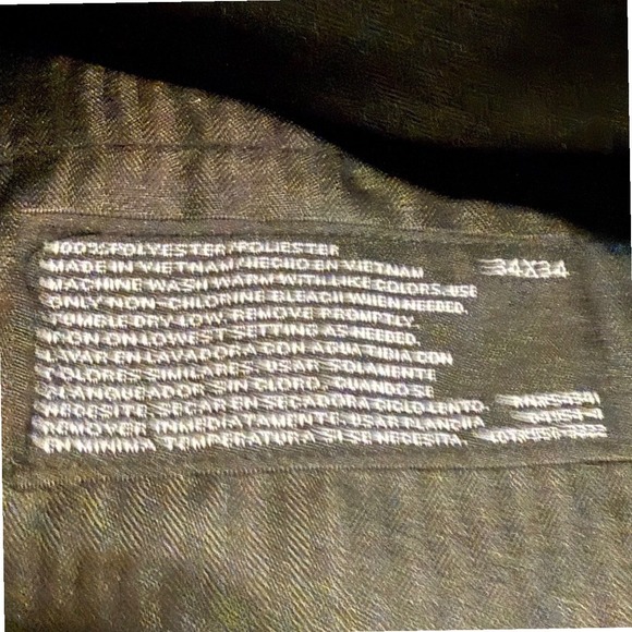 J.Ferrar Modern Fit Khaki Dress Pants Men 34x34 Flat Front Polyester - Picture 5 of 8